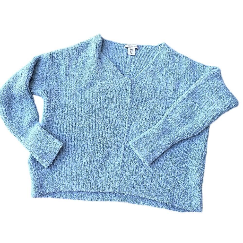 Sincerely Jules cropped chenille V-neck sweater, women's size XS